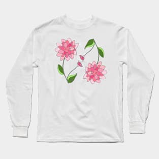 The turns that the flowers give Long Sleeve T-Shirt